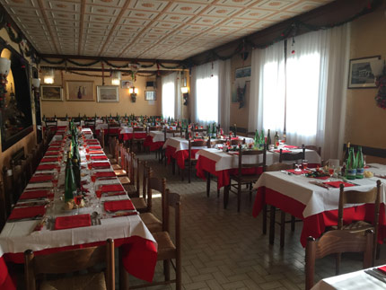 cena degli sconosciuti ristorante alla fornace venezia