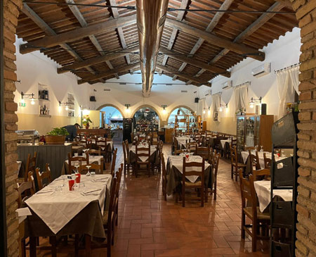 cena degli sconosciuti roma ristorante la lupa