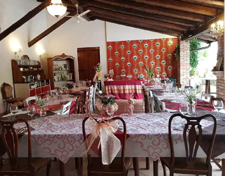 cena degli sconosciuti al retrògiardino