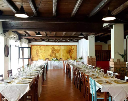 cena degli sconosciuti al retrògiardino