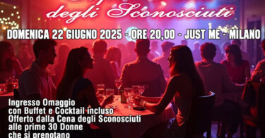 aperitivo degli sconosciuti al just me milano