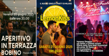 serate feste ed eventi per single a milano con la cena degli sconosciuti