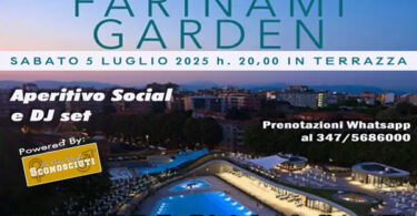 farinami garden aperitivo social per single