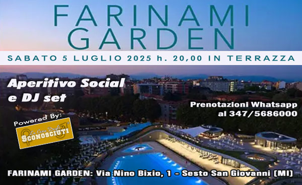 farinami garden aperitivo social per single
