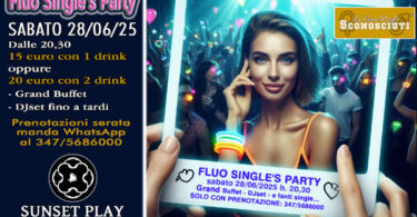fluo single's party al sunset play