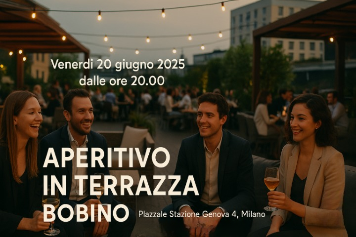 aperitivo per single terrazza bobino