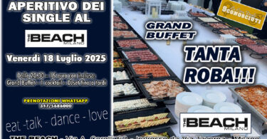 the beach milano aperitivo per single