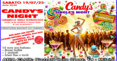 candy s night aperitivo per single aria club milano