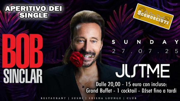 bob sinclar just me milano