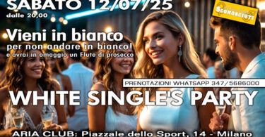 white single's party aria club