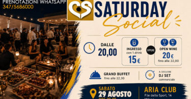 aperitivo milano al aria club sabato 29 agosto