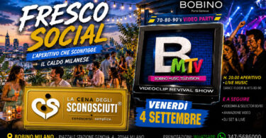 aperitivo social venerdì 4 settembre al bobino club di milano