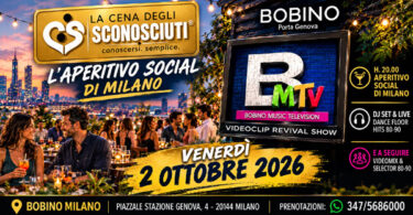 aperitivo social venerdì 2 ottobre al bobino milano