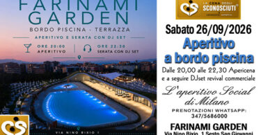 aperitivo social sabato 26 settembre al farinami di sesto san giovanni
