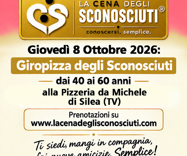 giropizza della cena degli sconosciuti a treviso