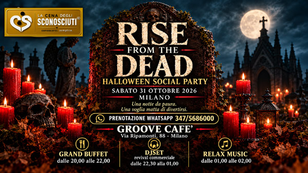 halloween party al groove cafe milano