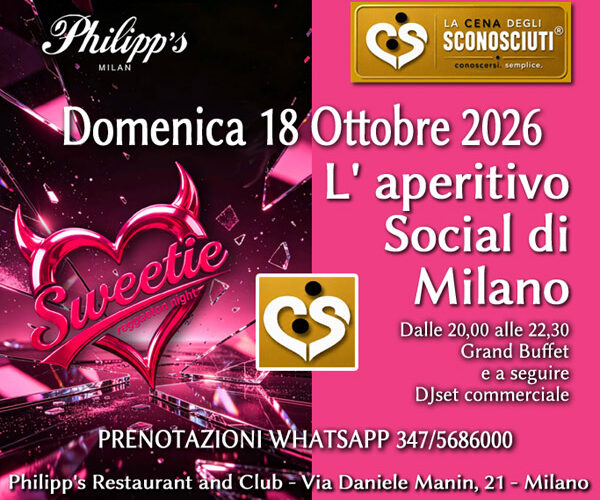 aperitivo social al philipp s club milano domenica 18 ottobre