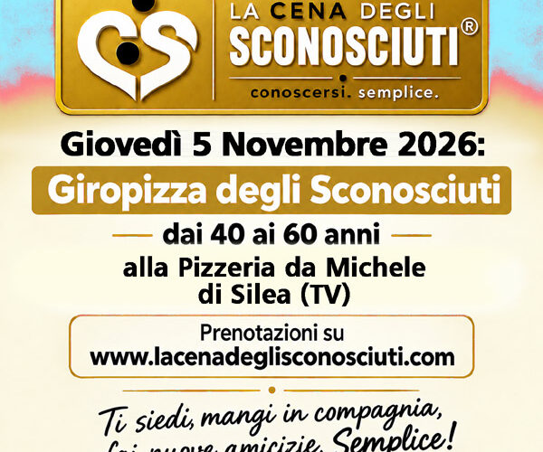 cena degli sconosciuti a treviso